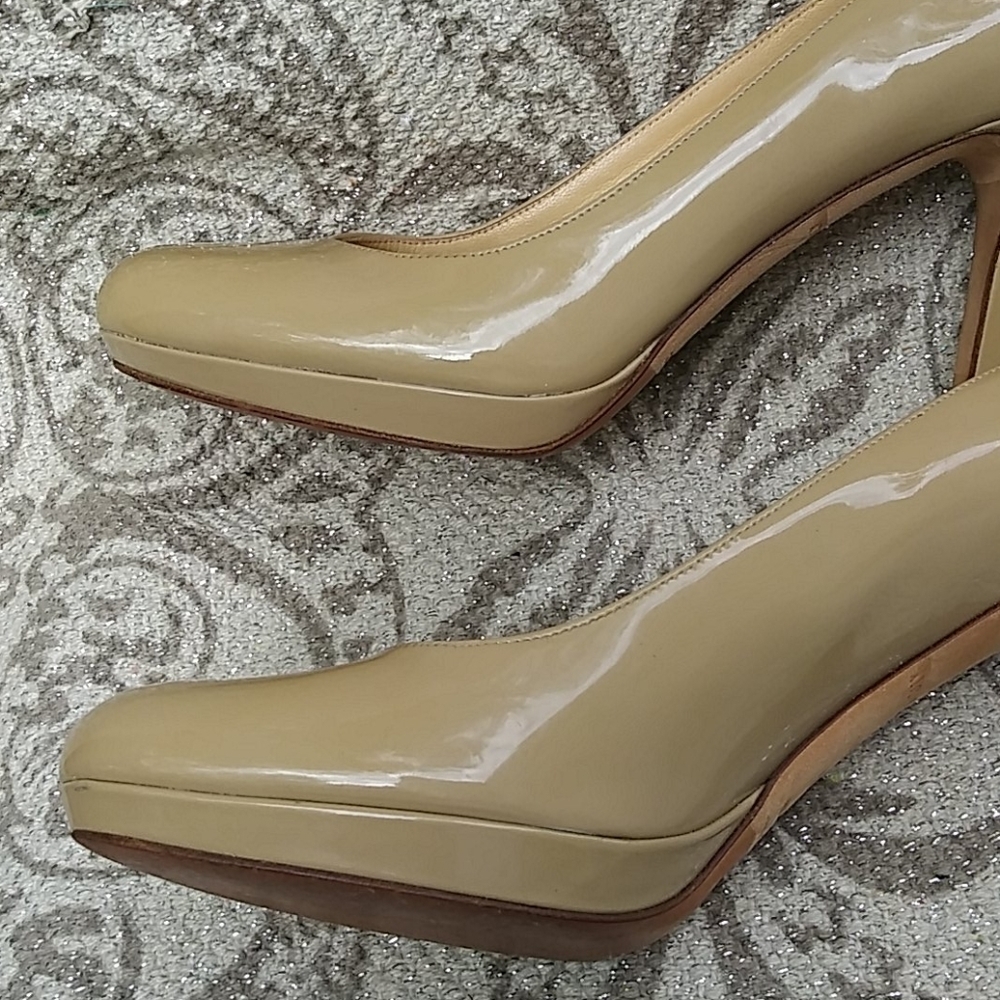Kate Spade Kendra Round Toe Nude Platform Pumps - Picture 3 of 8
